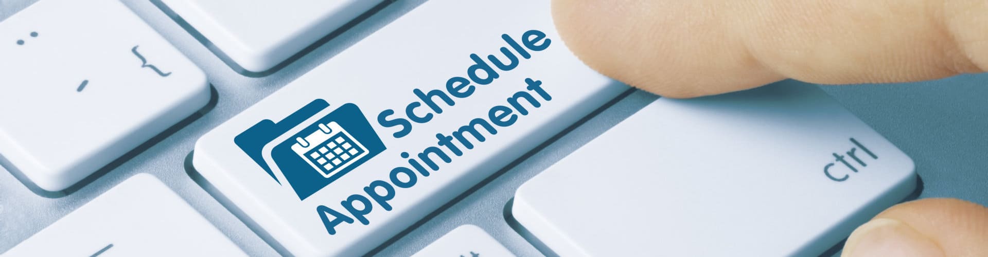 schedule appointment in keyboard keys